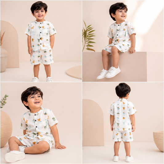 MUSLIN COTTON CO-RD SET