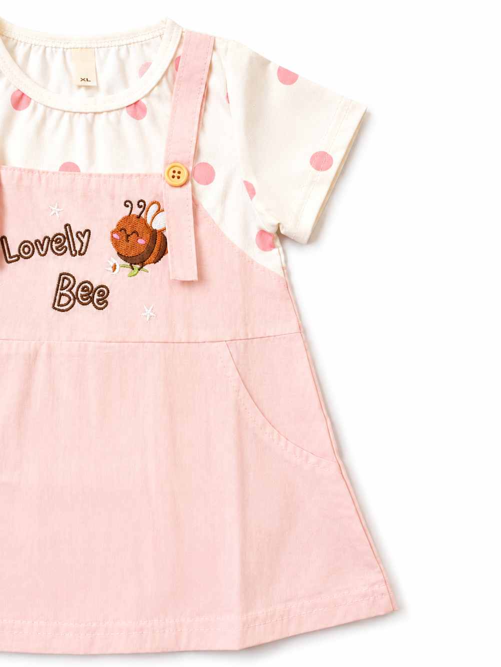 Bee Pinafore Dress Set