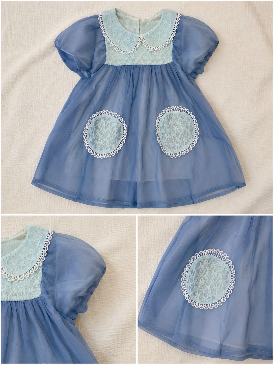 Ocean Mist Organza Dress