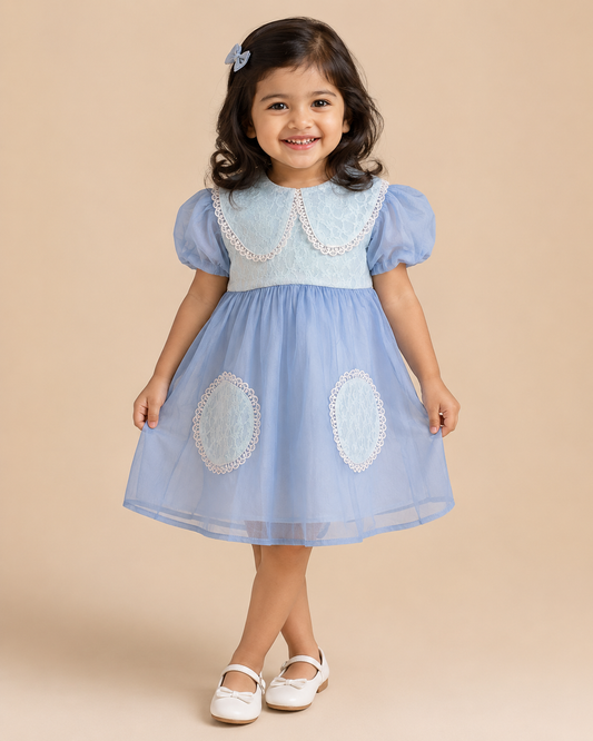 Ocean Mist Organza Dress