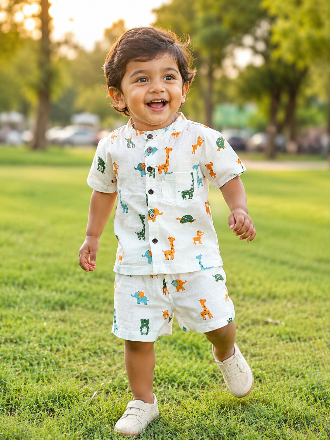 MUSLIN COTTON CO-RD SET