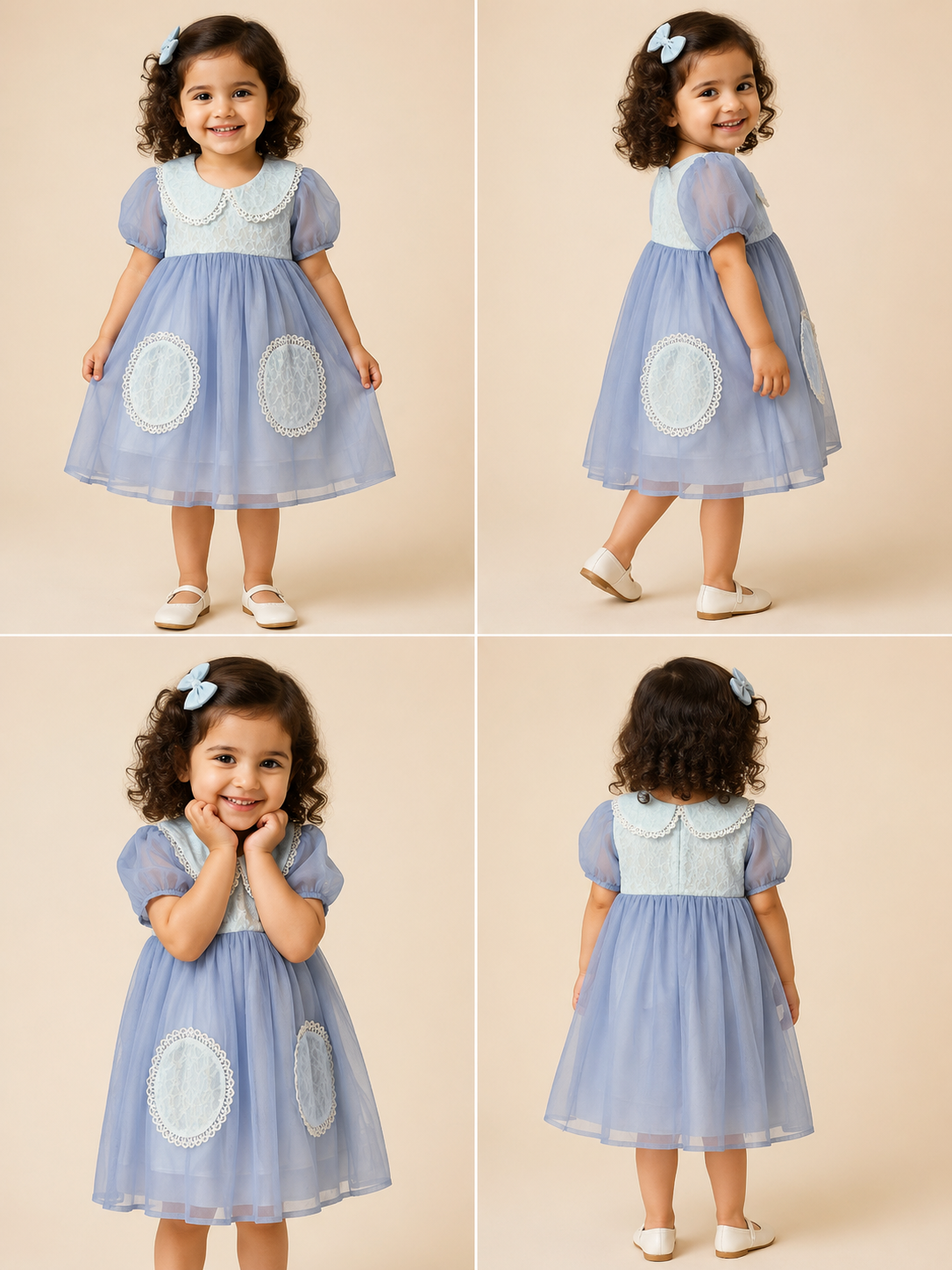 Ocean Mist Organza Dress