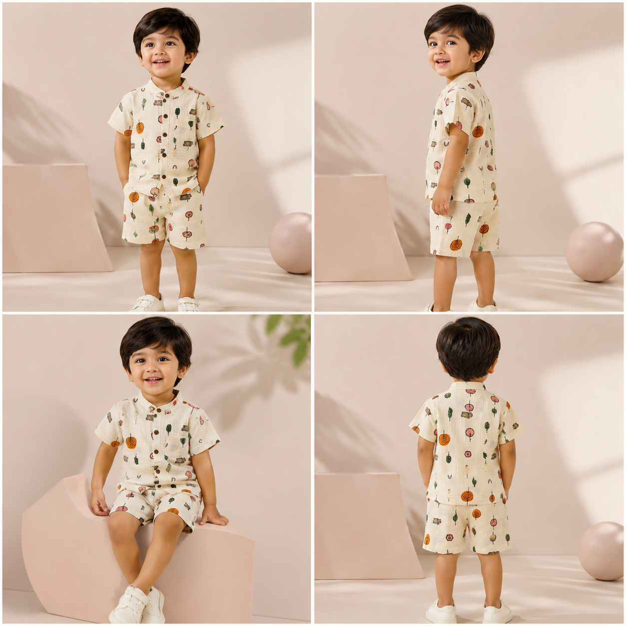 MUSLIN COTTON CO-RD SET