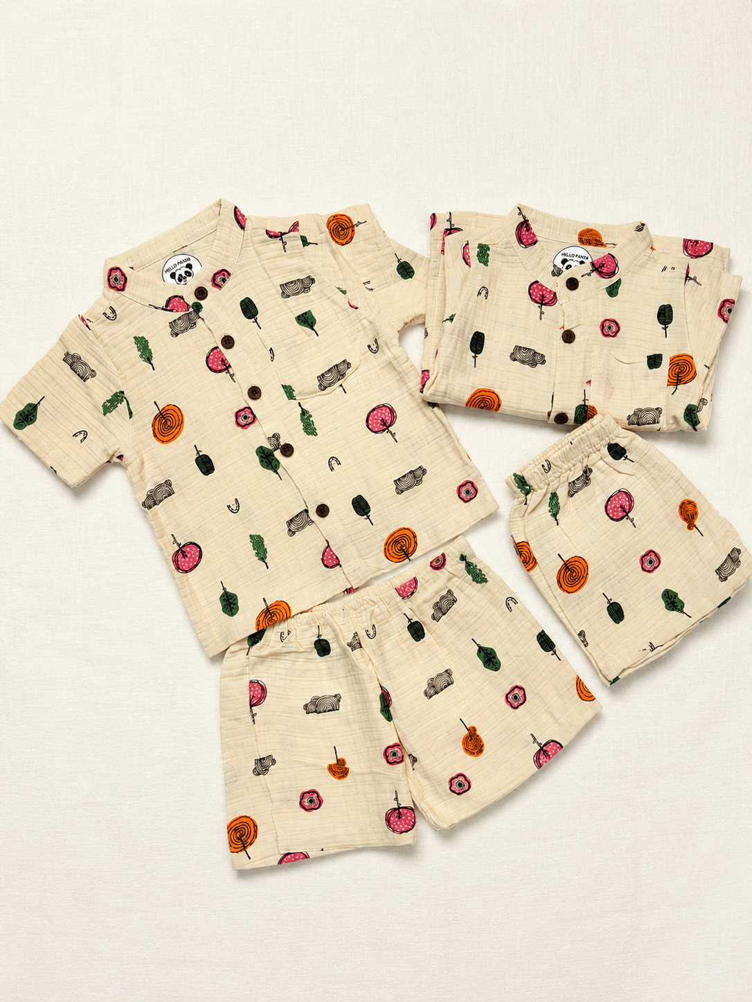 MUSLIN COTTON CO-RD SET